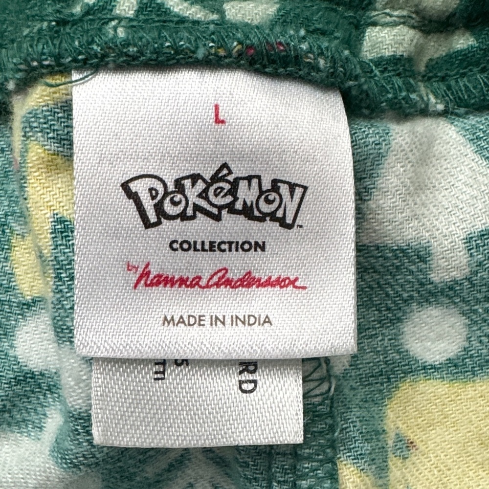 Hanna Andersson Pokémon Pikachu Christmas Pajama Pants Adult L 100% Cotton - Picture 4 of 6